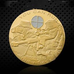American Sniper Commemorative Coin Gold Coin Gold Coin Coin Badge Craft Gift Gift Box